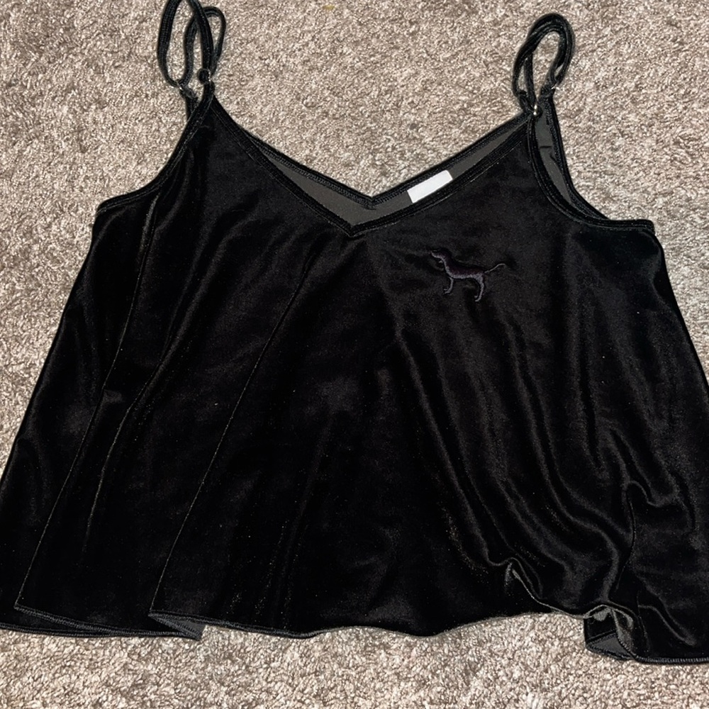 Velvet PINK crop top